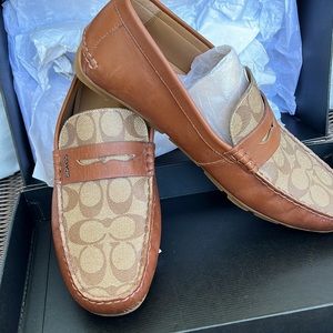 Coach Mott Driver SIG PVC Mens loafers